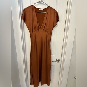 Lilyful Giselle Satin Maxi Dress